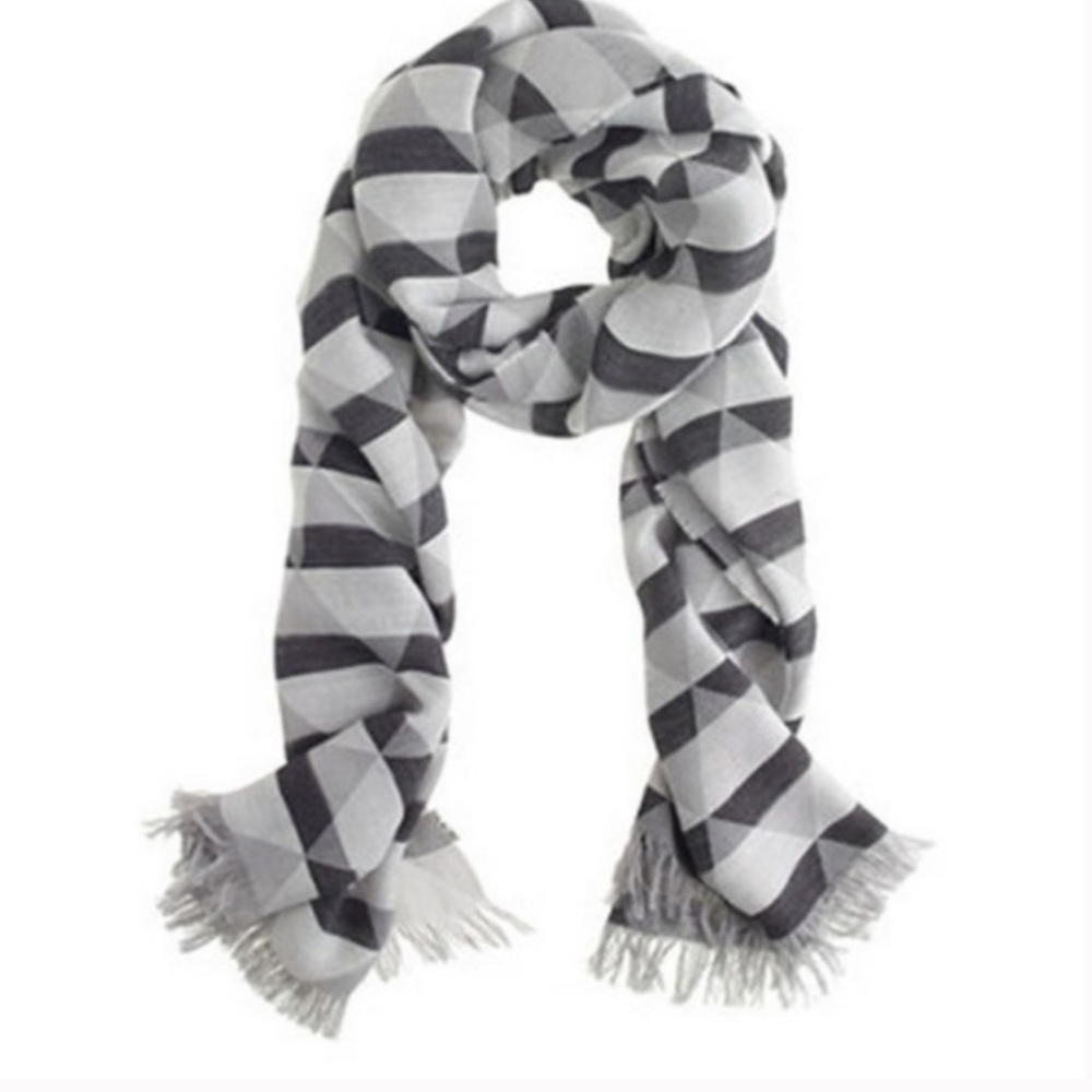 J. Crew Shaded Diamond Scarf